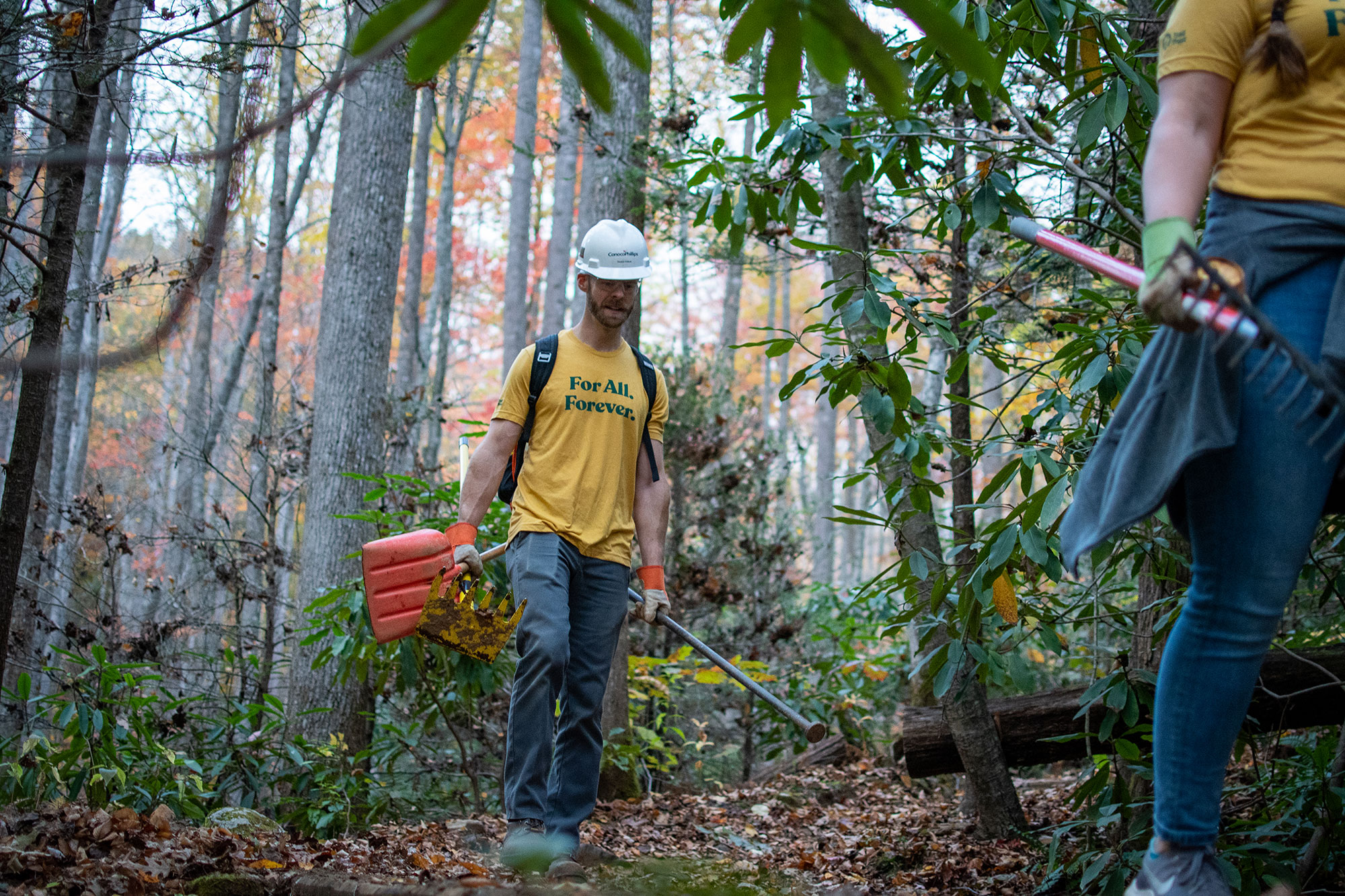 Sustainable trail stewardship in Pisgah National Forest