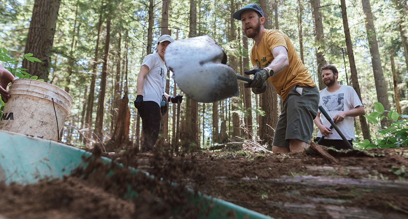 Burnaby Office Holds First Trail Trust Dig Day with NSMBA